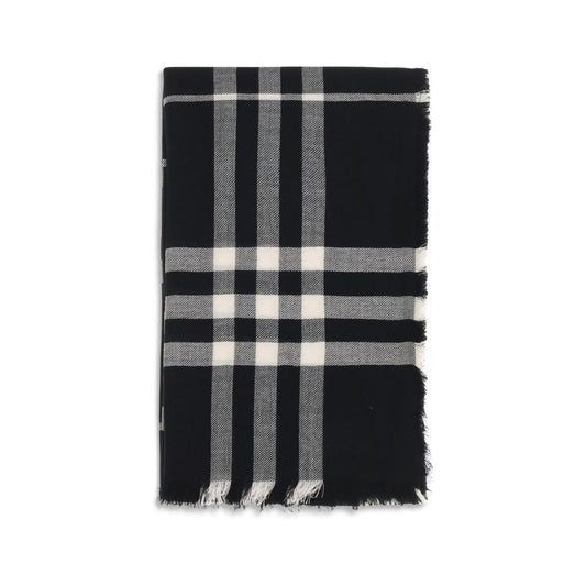 Black Wool Scarf