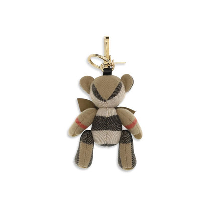 Beige Cashmere Keychain