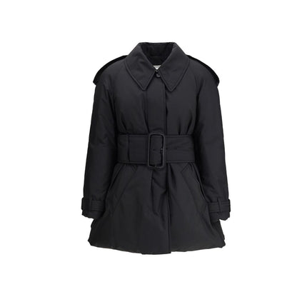 Black Polyester Coat
