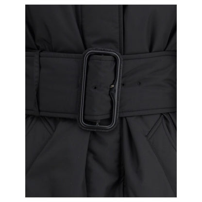 Black Polyester Coat