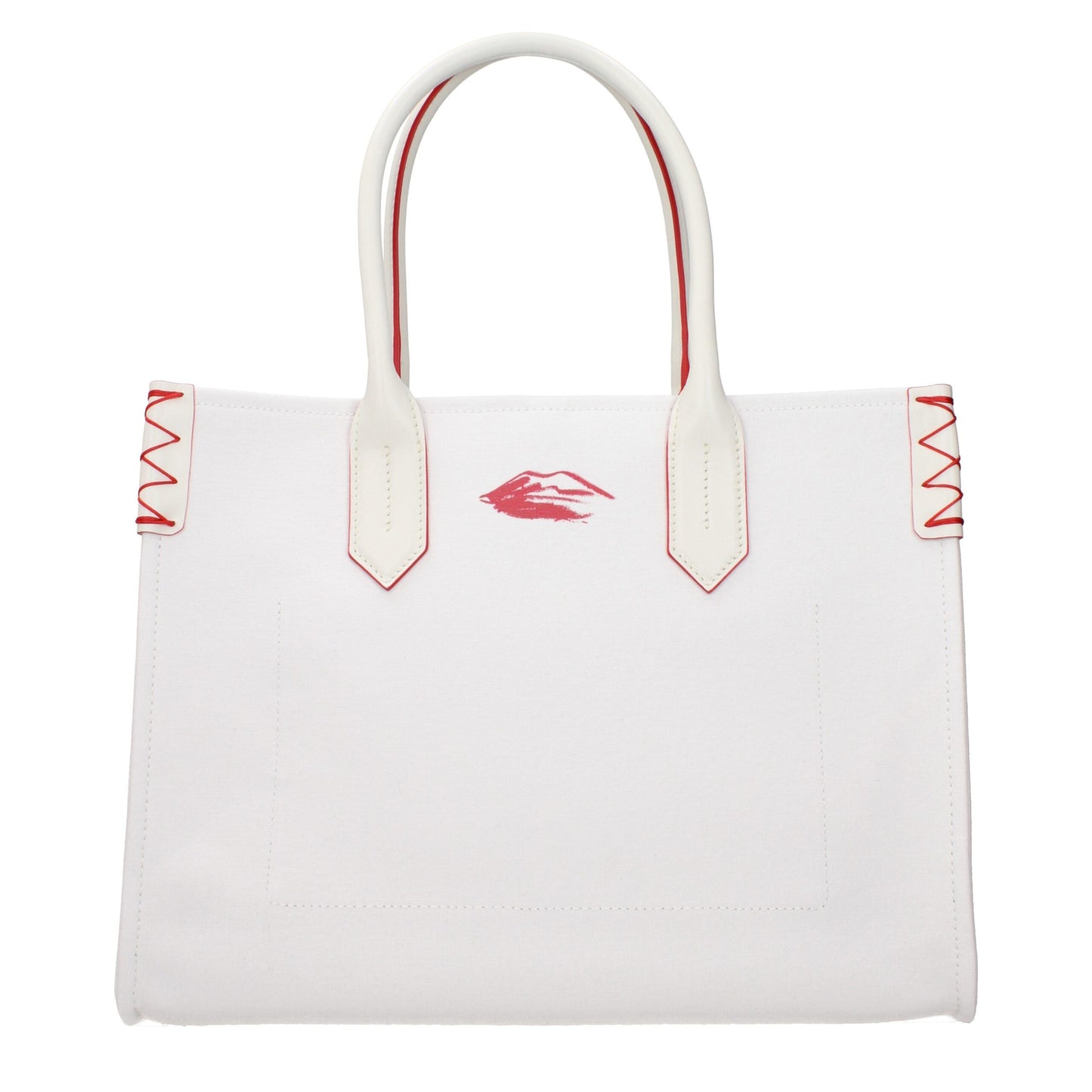 White Fabric Handbag