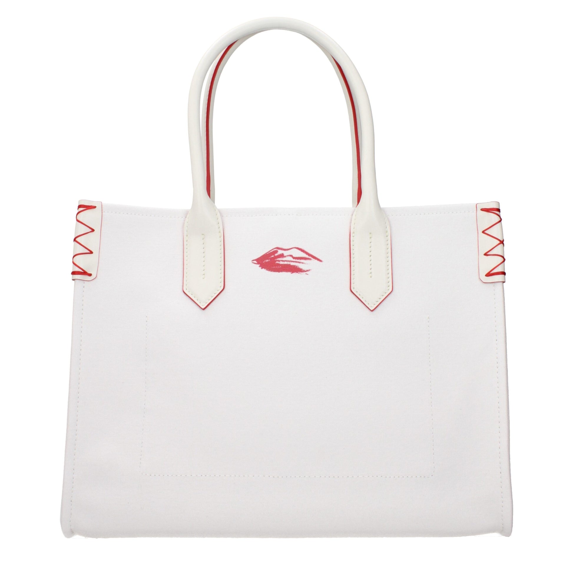 White Fabric Handbag