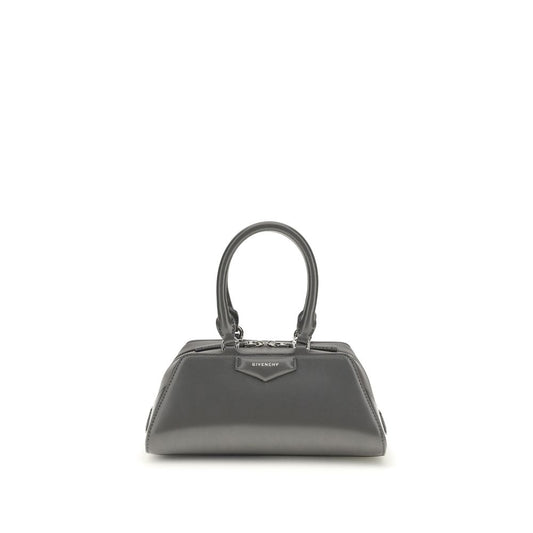Gray Calf Leather Bos Taurus Handbag