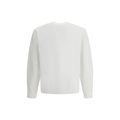 White Cotton Sweatshirt