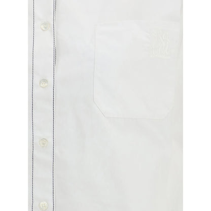 White Cotton Shortsleeve Shirt