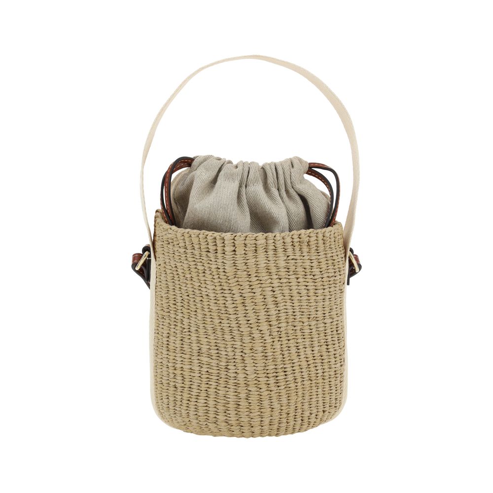 White Cotton Shoulder Bag