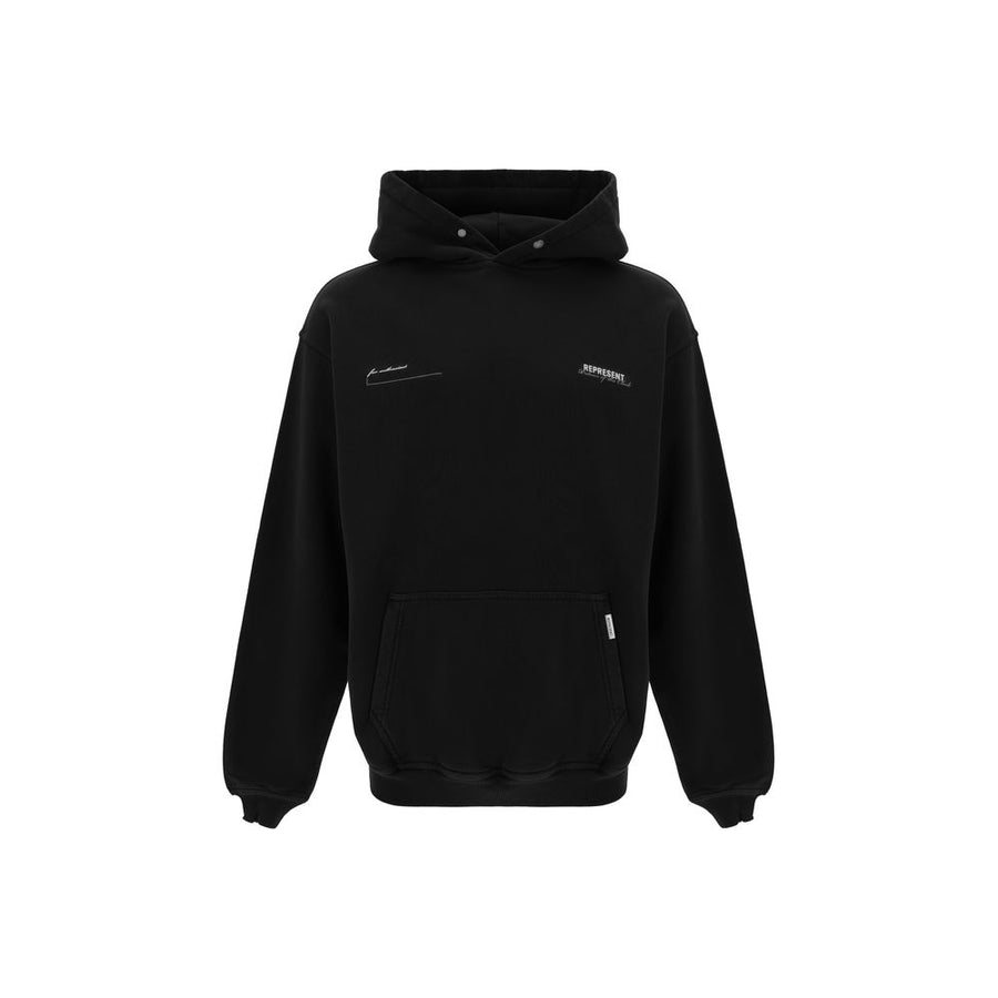 Black Cotton Sweatshirt