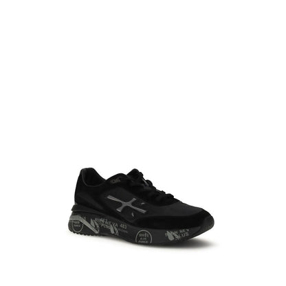 Black Rubber Chunky Sneakers