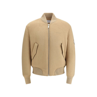 Brown Cashmere Bomber