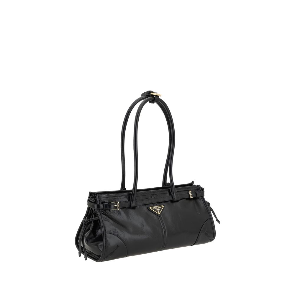 Black Calf Leather Bos Taurus Shoulder Bag