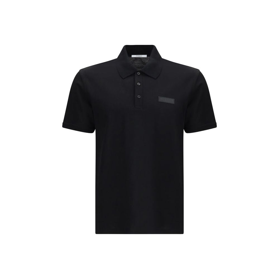 Black Cotton Polo Shirt