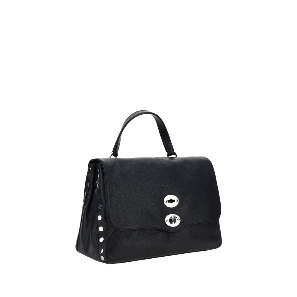 Black Calf Leather Bos Taurus Shoulder Bag