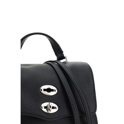 Black Calf Leather Bos Taurus Shoulder Bag