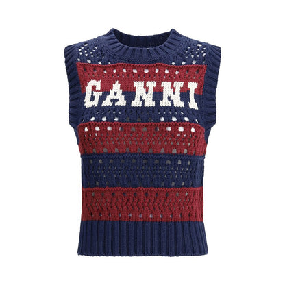 Blue Recycled Cotton Sweatshirt