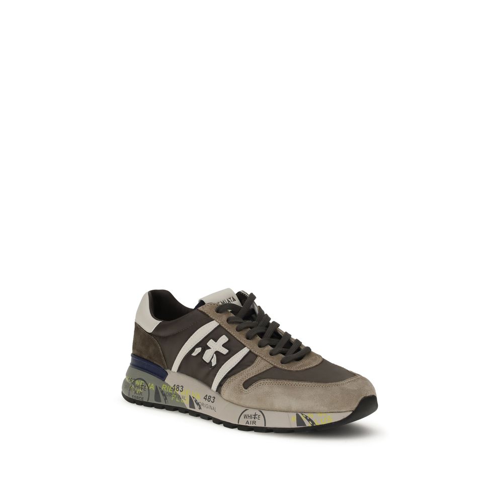 Multicolor Calf Leather Bos Taurus Low Top Sneakers