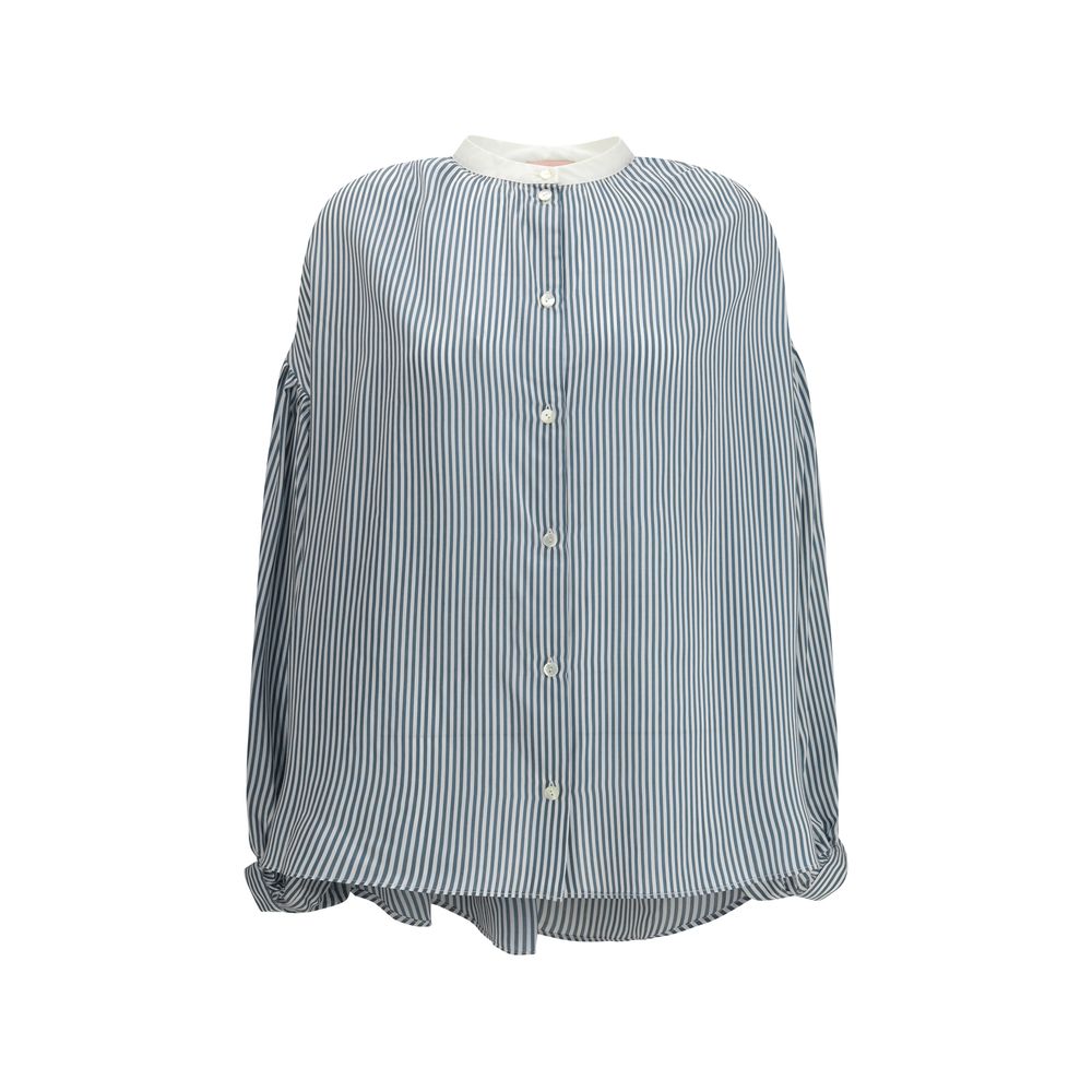 Bicolor Viscose Pattern Shirt