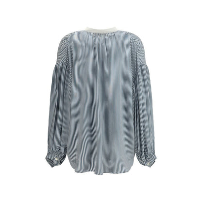 Bicolor Viscose Pattern Shirt