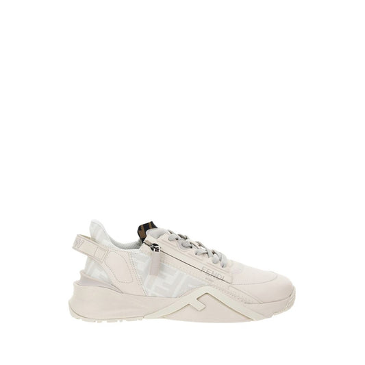 Cream Rubber Athletic Sneakers