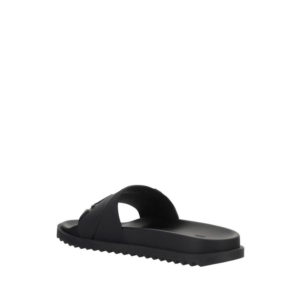 Black Rubber Sandals