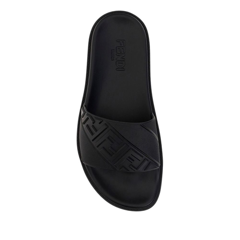 Black Rubber Sandals