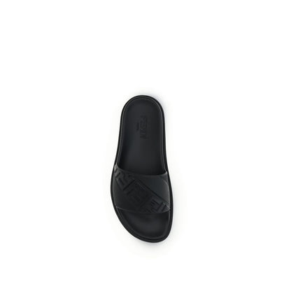 Black Rubber Sandals