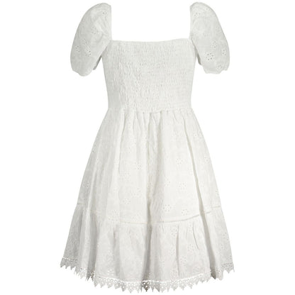 Bianco Cotton Women Dress