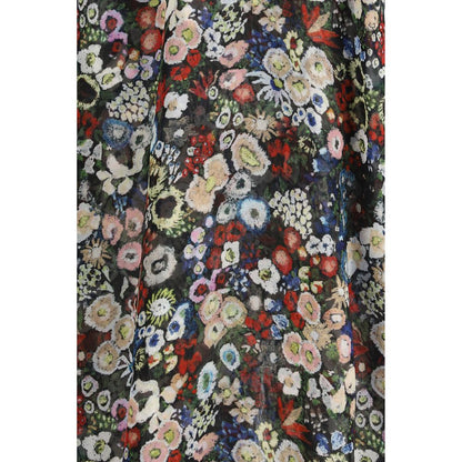 Black Silk Casual Dress