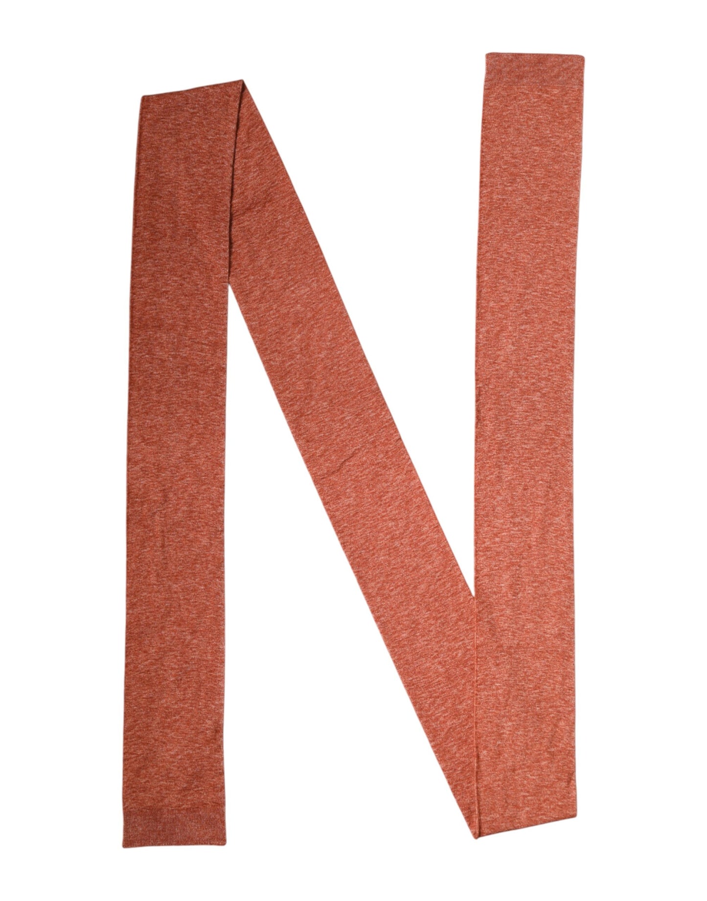 Orange Silk Cashmere Neck Wrap Shawl Scarf