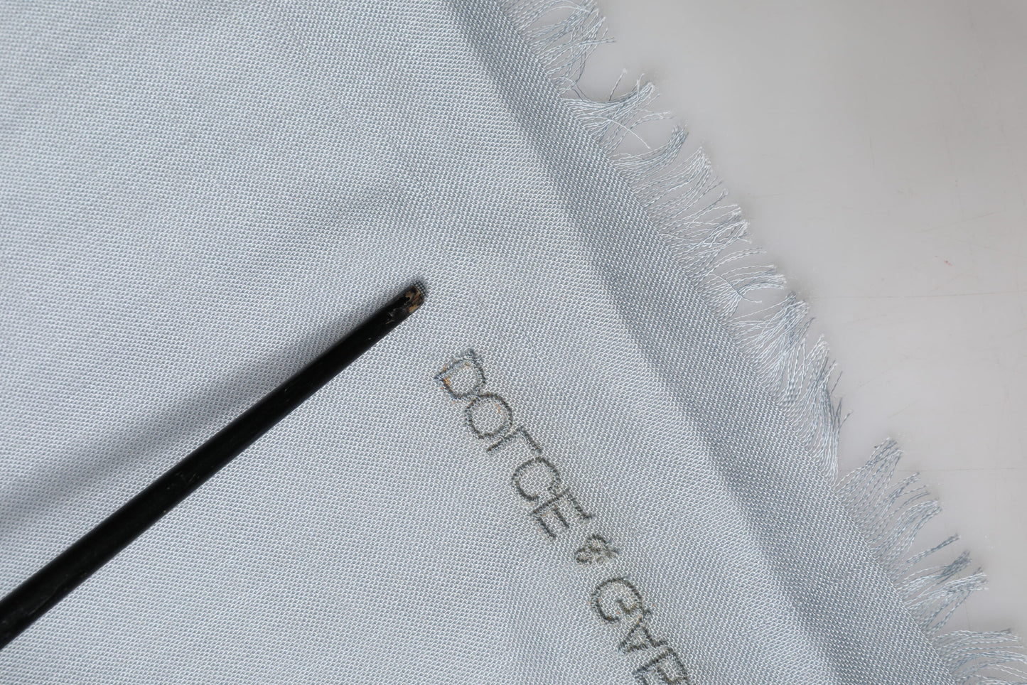 Light Blue Cashmere Knit Neck Wrap Scarf