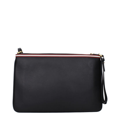 Black Leather Crossbody Bag