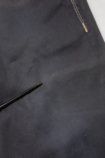 Dark Gray Mid Waist Skinny Fit Men Denim Trouser Jeans