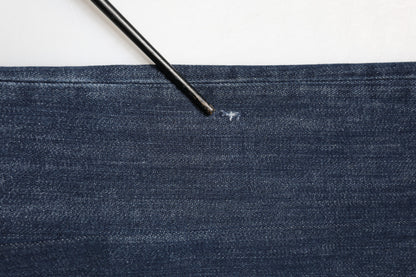 Dark Blue Mid Waist Skinny Fit Men Denim Trouser Jeans