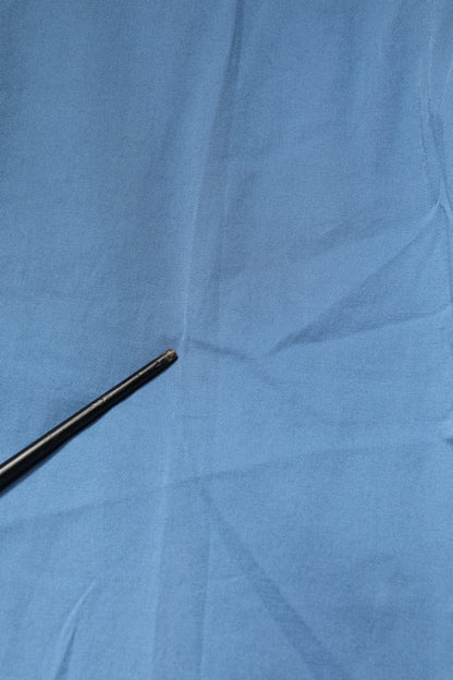 Blue Cotton Mid Waist Straight Men Denim Jeans