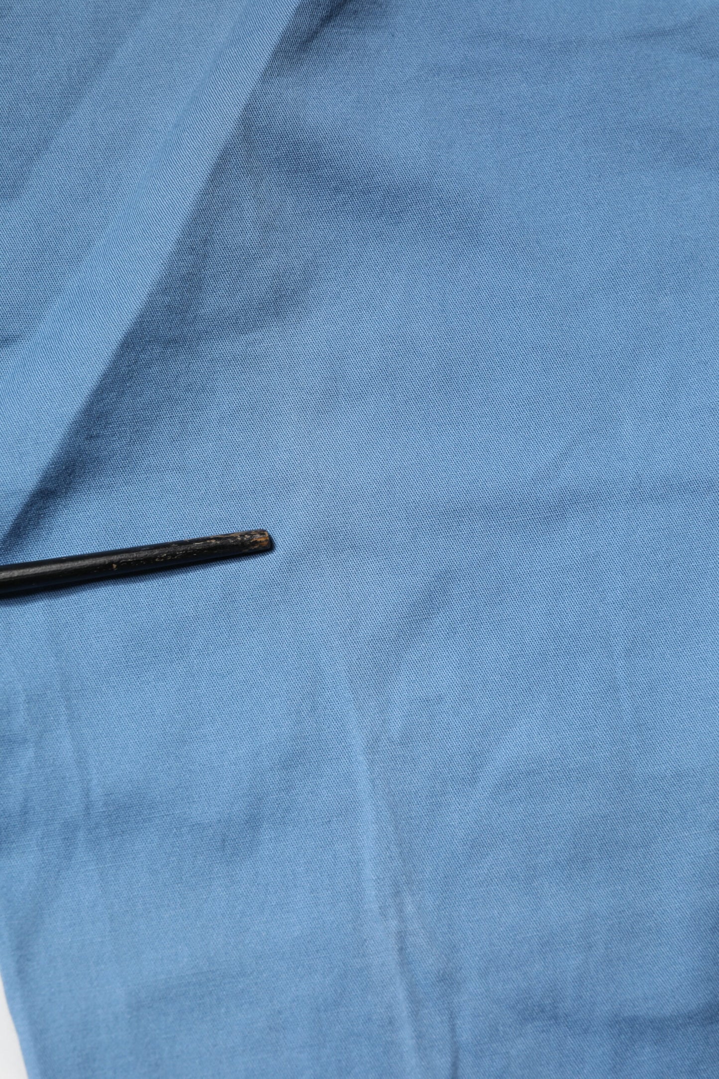 Blue Cotton Mid Waist Straight Men Denim Jeans