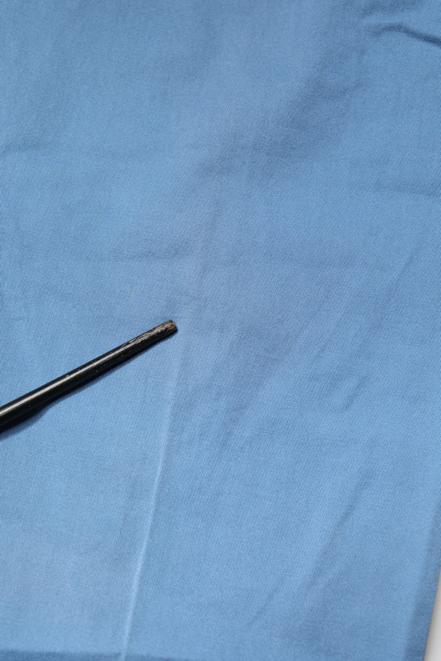 Blue Cotton Mid Waist Straight Men Denim Jeans