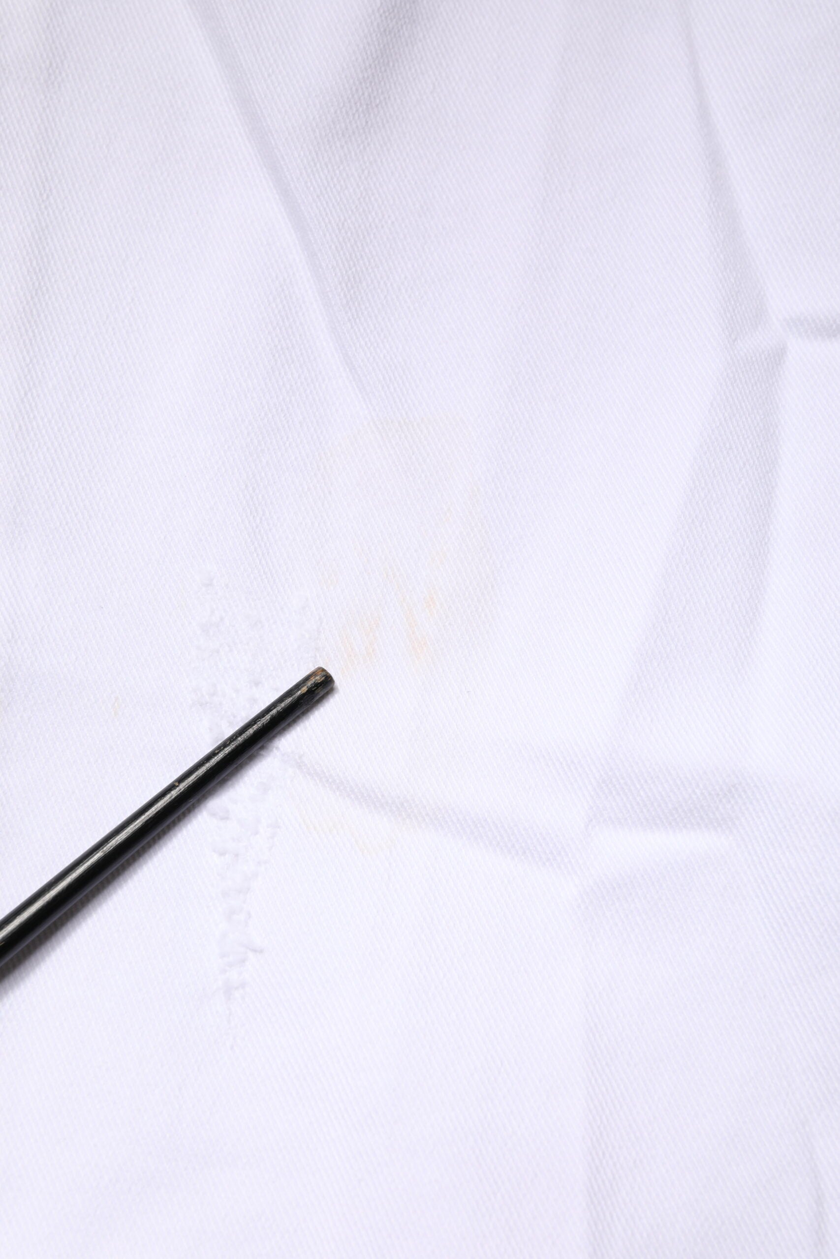 White Cotton Straight Fit Men Denim Trouser Jeans