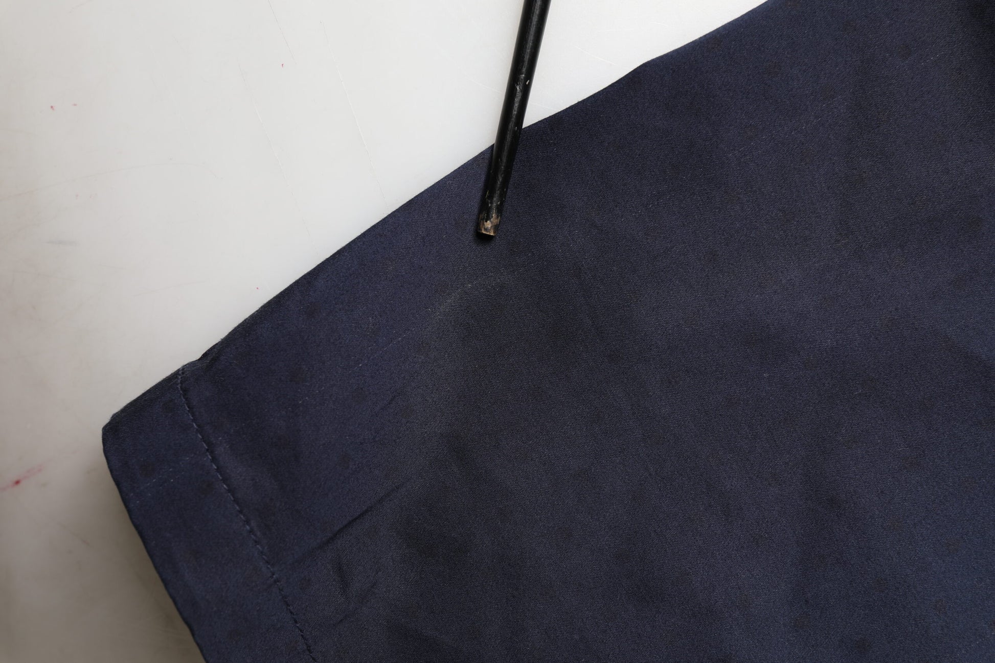 Navy Blue Skinny Chino Mid Waist Men Pants