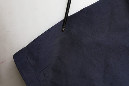 Navy Blue Skinny Chino Mid Waist Men Pants