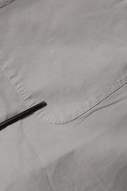 Light Gray Cotton Mid Waist Skinny Men Jogger Trouser Pants