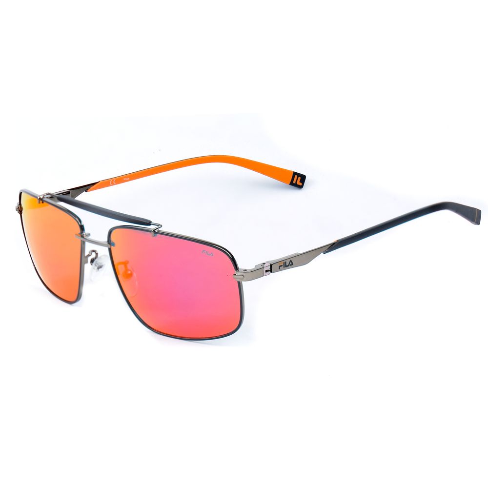 Gray Metal Sunglasses