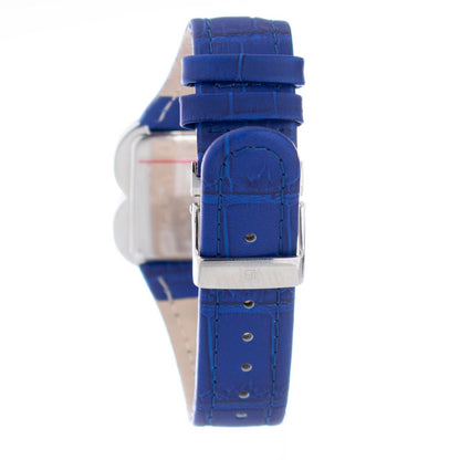 Purple Leather Dress Watch