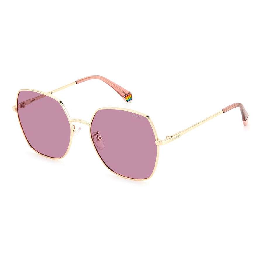 Rose Gold Stainless Steel Sunglasses