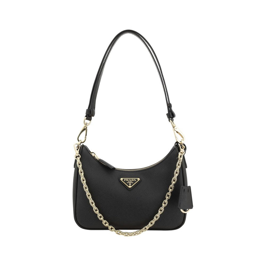 Black Calf Leather Bos Taurus Shoulder Bag