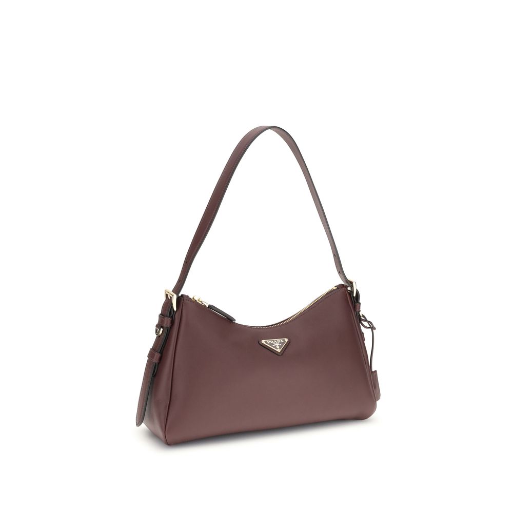 Bordeaux Calf Leather Bos Taurus Shoulder Bag