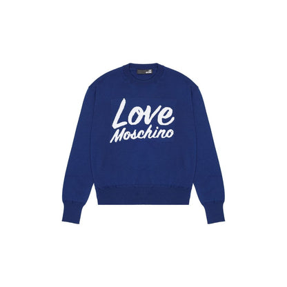 Blue Wool Sweatshirt
