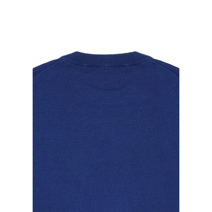 Blue Wool Sweatshirt