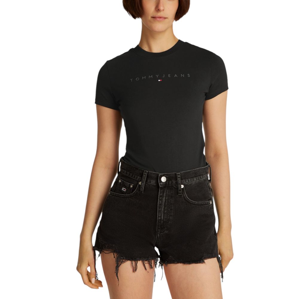 Black Cotton T-Shirt