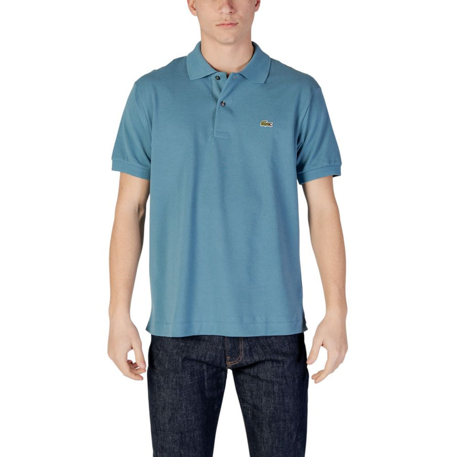 Blue Cotton Polo Shirt
