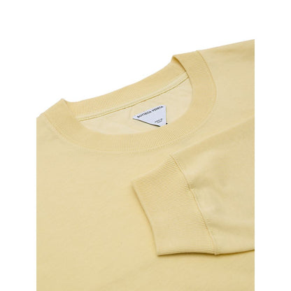 Yellow Cotton Sweatshirt