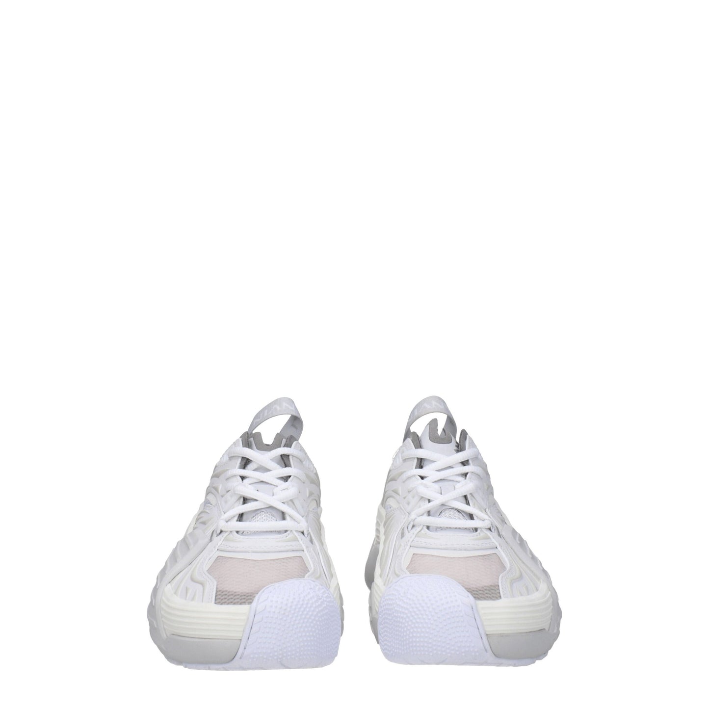 White Leather Athletic Sneakers